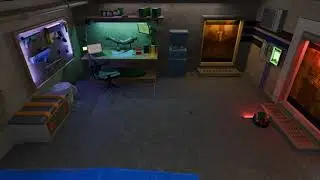 Cyberpunk Bunker 3D Render
