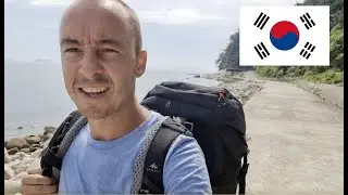 Remote island camping, Bijindo, Korea