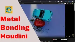 car metal bending houdini tutorial