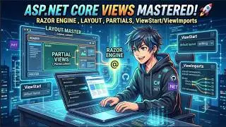 Razor View Engine, Partial View, _ViewImports & _ViewStart in ASP.NET Core MVC 🔥🚀 | Complete Guide