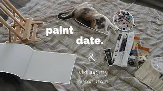 going on a date, visiting my hometown and vibing