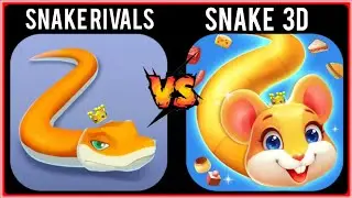 Snake 3D Vs Snake Rivals Game Comparison!