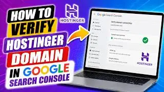 How To Verify Hostinger Domain in Google Search Console