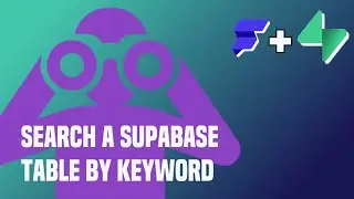 How to search a Supabase table in Flutterflow