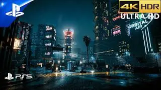 Cyberpunk 2077 PS5 4K HDR 60 FPS – Open World Free Roam