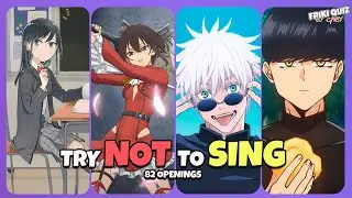 TRY NOT TO SING (ANIME EDITION) #2  | ANIME GAME