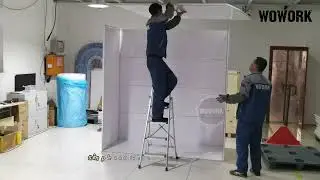 Cover walk-in magazine photo booth for wedding party product launch convention event backdrop