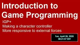 Unit3D - Unity Platformer Basics - refined character controller