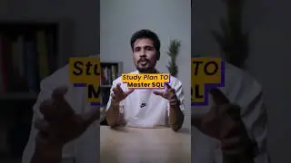Study Plan To Master SQL🔥✅️🎯 