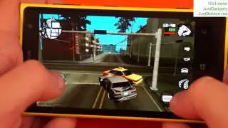 GTA San Andreas под Windows Phone 8 на примере Nokia Lumia 1020