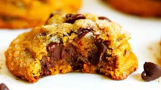 Perfect PUMPKIN Chocolate Chip Cookies