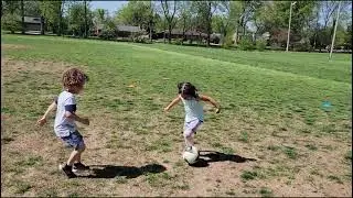 Sibling Soccer | Ending the night with the Children's Bible Story