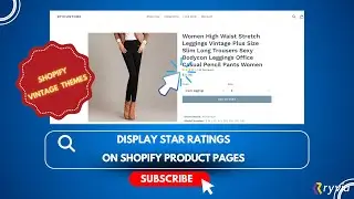 How to Display Star Ratings on Product Pages - Shopify Vintage?