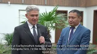 Visit of the Delegation from Mongolia to the SkyWay EcoTechnoPark