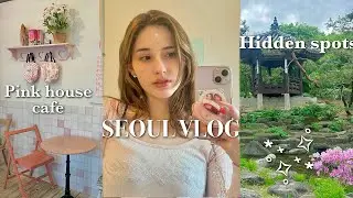 Weekly seoul vlog🎐 photoshoots, night lanters, pink cafes 💘 외국인 모델 소피아 브이로그