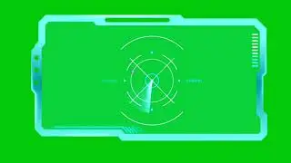Science Fiction HUD Effect Green Screen. Free to USE. NO COPYRIGHT(3)