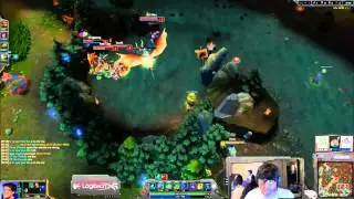 Dyrus' Epic Hook Steal and Reaction