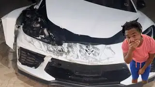 I wrecked my C8 Corvette