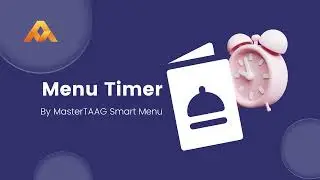 Menu Timer feature by MasterTAAG Restaurant Menu