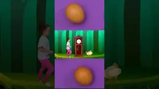 Hickory Dickory Dock - Hen #shorts #kidssong #nurseryrhymes #toddlers #baby #animals #hickory #kids