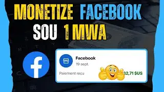 Monetize facebook rapid ak metòd sa nan mwens ke yon mwa #kòman #monetize #facebook #monetizasyon