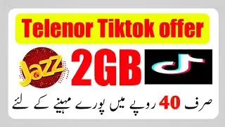 telenor Tiktok Snapchat Internet Package in 2021