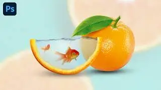 Photoshop Magic: Create a Stunning Orange Fish Manipulation ( Beginner Friendly )