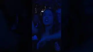 Olivia Rodrigo singing along to Miguel