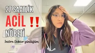 DOKTOR NÖBET VLOG |Acil Serviste yaşananlar 🧑‍⚕️