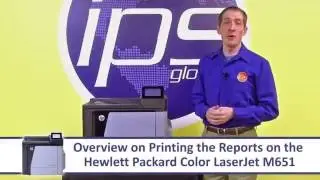 HP M651 - Printing Reports Video