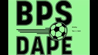 DAPE Take-Home Bag - Activity-Toss/Catch