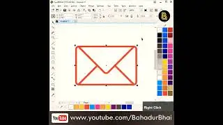How To Create Email Icon In Corel DRAW 