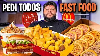 Trying all the fast foods!
