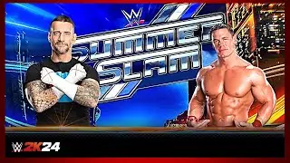 WWE 2K24 | CM PUNK vs JOHN CENA