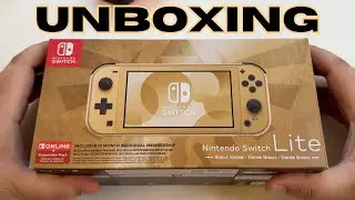 Nintendo Switch Lite: Hyrule Edition UNBOXING