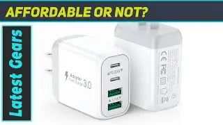 LCGENS 40W USB C Wall Plug Review - Fast Charging 4-Port Adapter!