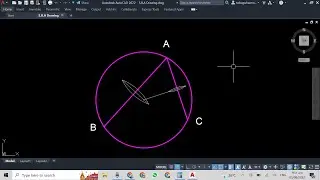How To: Draw a Circle to Pass Through Any 3 Points/Triangle 