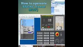 How to operate SSCNC Software model fanuc oitf.