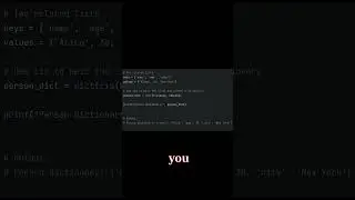 Python Trick: Using zip with dict to Quickly Create Dictionaries