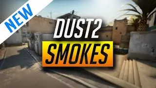 NEW de_dust2 smokes B SIDE 64 tic (MM tic) (ENG subs)
