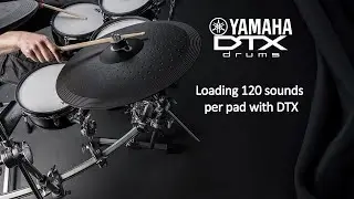 Can I load my own samples into the Yamaha DTX range?