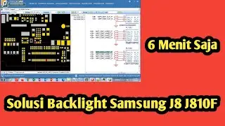 Solusi Kerusakan Jalur Backlight Samsung J8 J810F Pragmafix