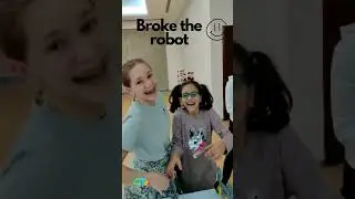 She broke the robot & jailed
