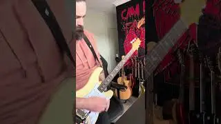 Trying out Becoming on this digital tremelo bar from FomoFx by the seat of my pants! Fun! #guitar