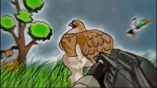 Присунул курице