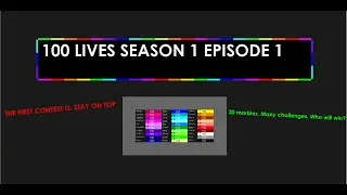 100 Lives Marble Race - S1 Ep1 - Stay on top!