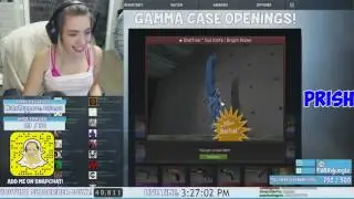 Реакция людей на выпадение ножа в CS GO  Ножи из Gamma case