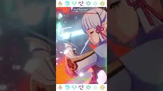 [Genshin Impact] Sangonomiya Kokomi and Kamissato Ayaka vs Pyro Regisvine 