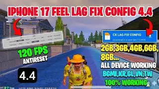 Bgmi Lag Fix Config 4.4 | Bgmi Lag Fix Config | Bgmi 90 Fps Config 4.4