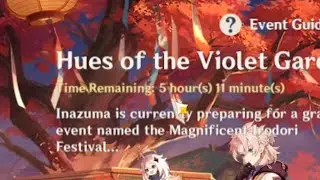 When you only have less than 6 hour to clear the event | Hues of the Violet Garden | Genshin Impact